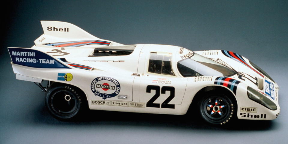 <p>If anyone doubted Porsche's abilities before the 917 arrived on the scene, they wouldn't have doubted them after. After going through teething problems in 1969, this flat-12 powered prototype went on to win Le Mans outright in 1970, beginning years of Porsche dominance that continues today. </p>