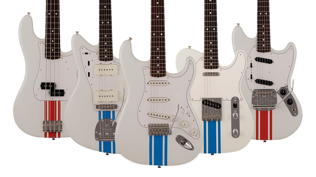  Fender Japan's Traditional Series Competition Stripe models 