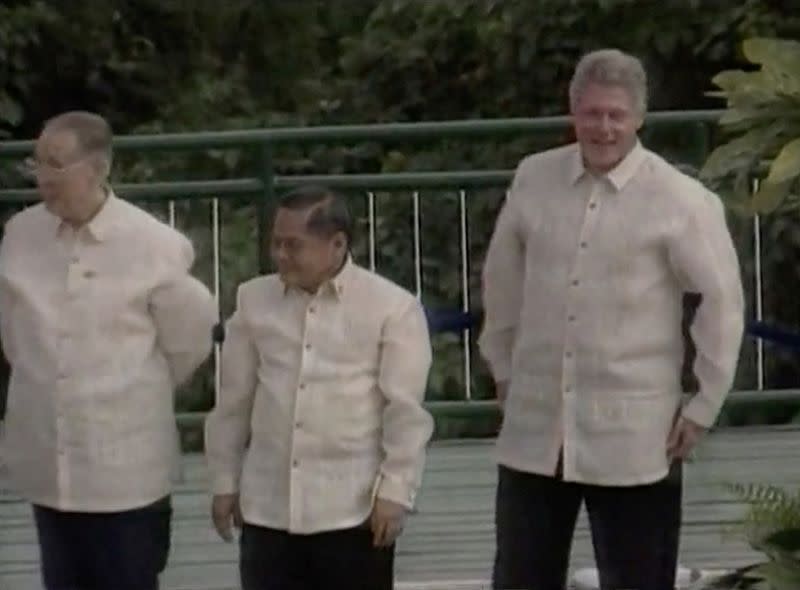 U.S. President Bill Clinton attends the APEC Summit in Manila