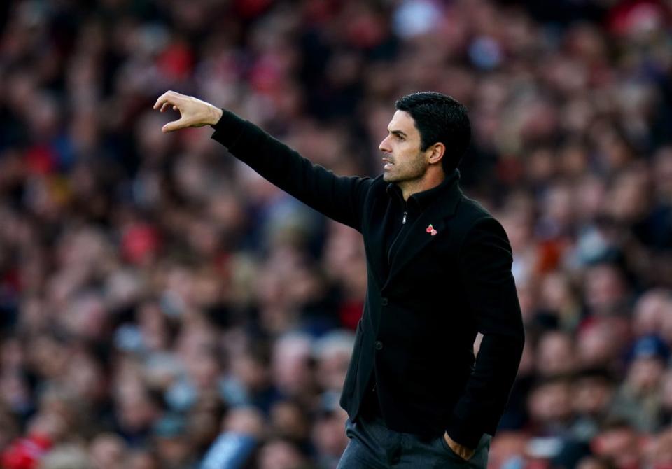 Arsenal manager Mikel Arteta is concerned about the growing demand of current players (John Walton/PA) (PA Wire)