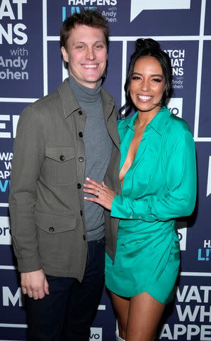 <p>Charles Sykes/Bravo/NBCU Photo Bank via Getty</p> Robert Sieber and Danielle Olivera in New York City in Jan. 2022.