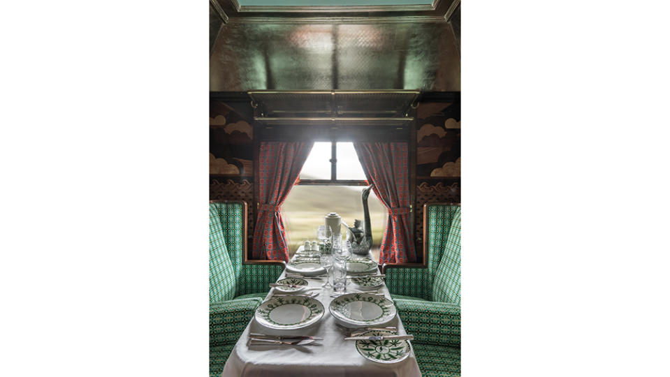 Anderson also helped select some of the dishes and glassware. - Credit: Photo: Courtesy of British Pullman, A Belmond Train, England