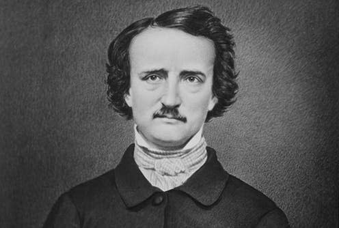 <span class="caption">Edgar Allan Poe died in Baltimore, Mayland, in 1849.</span> <span class="attribution"><a class="link " href="https://commons.wikimedia.org/wiki/File:Edgar_A._Poe_-_NARA_-_528345_(cropped).jpg" rel="nofollow noopener" target="_blank" data-ylk="slk:Mathew Brady/ Wikimedia Commons;elm:context_link;itc:0;sec:content-canvas">Mathew Brady/ Wikimedia Commons</a></span>