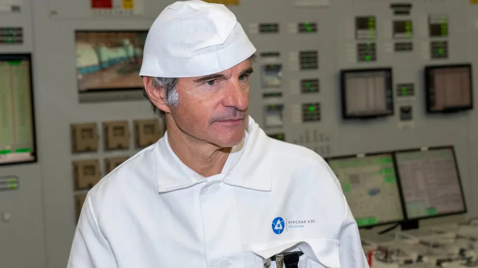 IAEA-Chef Grossi in Russland. (Bild: dpa)