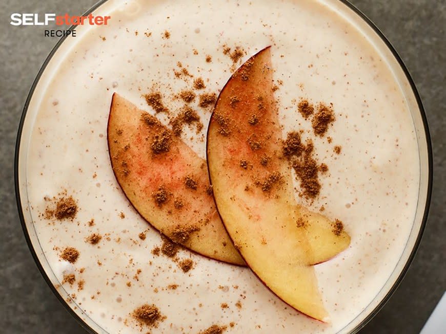 Peach and Pecan Smoothie from SELFstarter