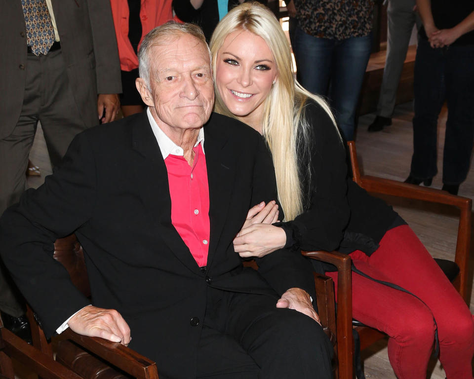 Hugh Hefner and Crystal Harris (Paul Archuleta / FilmMagic)