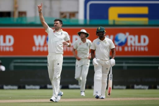 James Anderson took 5-40 in South Africa's first innings, the 28th time he has taken a five-wicket haul