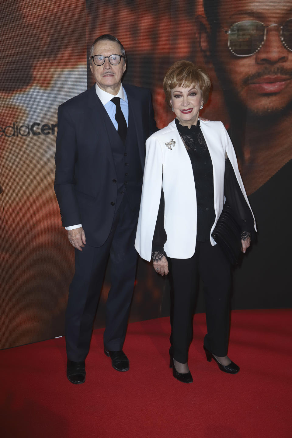 MEXICO CITY, MEXICO - JULY 17: Norma Lazareno poses for photos on the red carpet for the 'Jesucristo Superestrella' premiere at Centro Cultural 1 on July 17, 2019 in Mexico City, Mexico.  (Photo by Medios y Media/Getty Images)