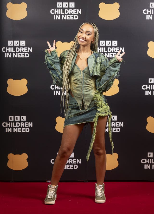 Leigh Anne-Pinnock at the BBC Children In Need telethon