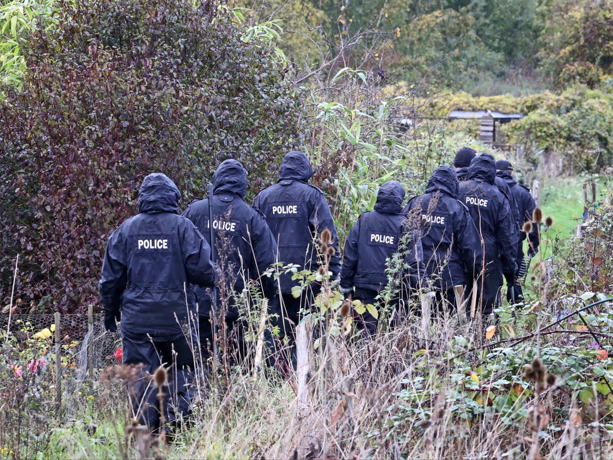 Police search officers have scoured more than 1,250 locations in the search for Wellgreen (PA)