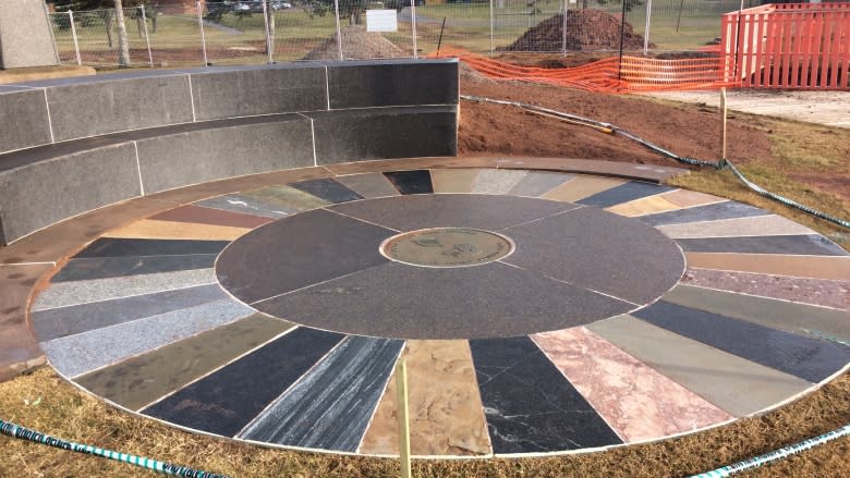 Replacement stones in Charlottetown's Irish monument from Quebec, not counties of Ireland