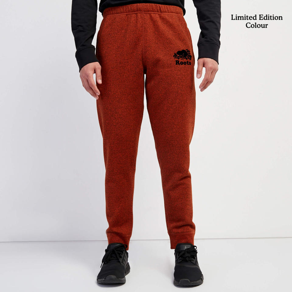 Roots just launched limited edition sweats for International Sweatpants Day