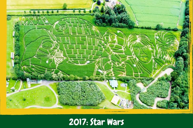 Star Wars was the theme for 2017's maze