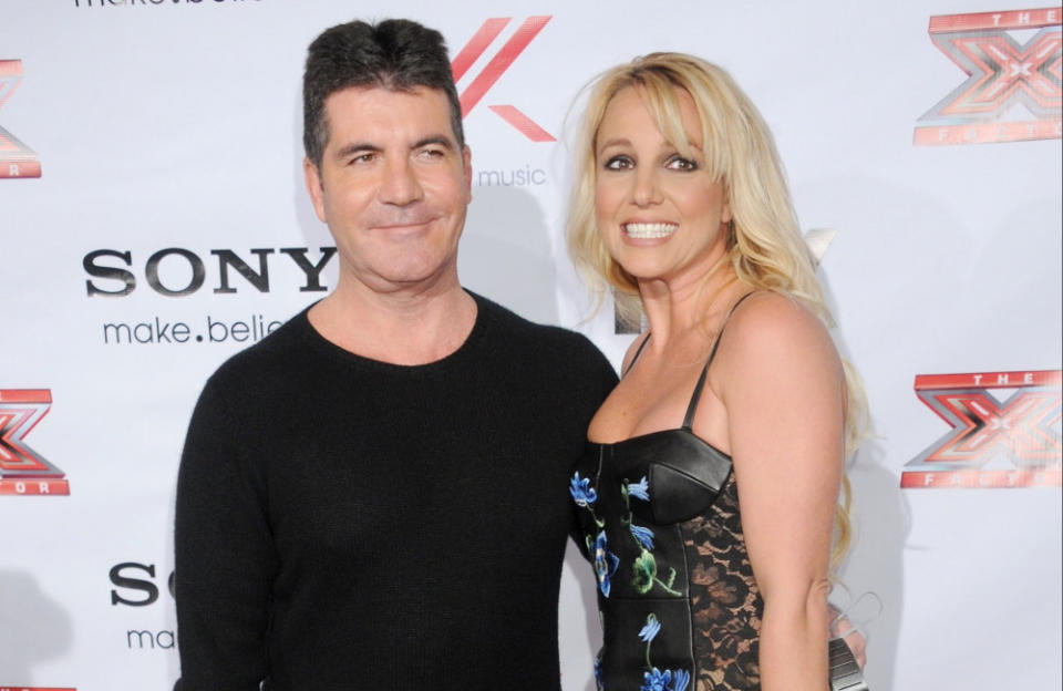 Simon Cowell wants to work with Britney Spears again credit:Bang Showbiz