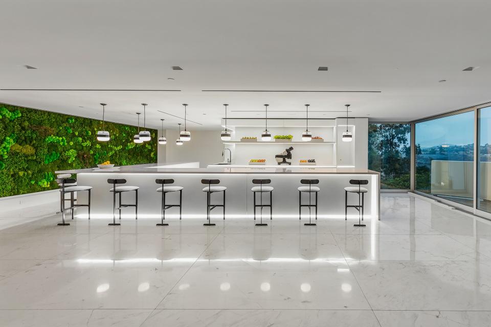 The kitchen inside of 944 Airole Way, Los Angeles