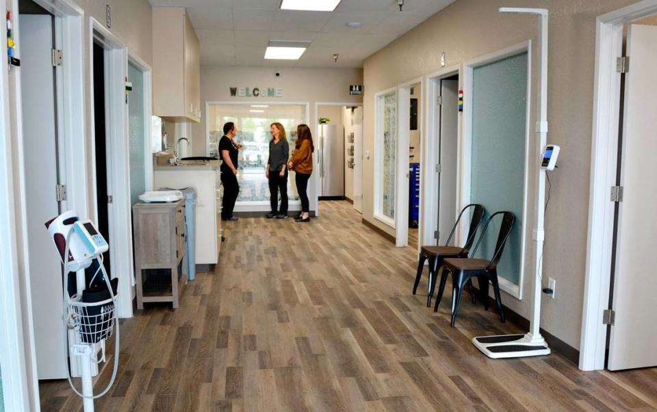 The interior of the new Lenser & Brush Pediatric Urgent Care in Modesto, Calif. May 3, 2023.