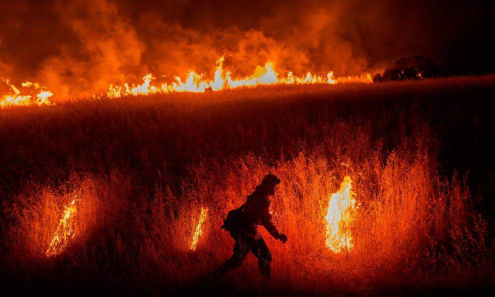 <span>Photograph: Noah Berger/AP</span>