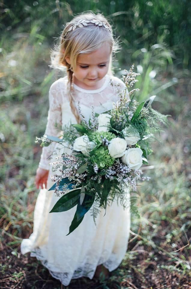 <p>Ella's mum Breana is a photographer in Texas who thought it would be fun for her daughter and her young friend - whose mother is also a wedding photographer - to play dress up for the day.</p>