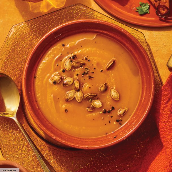 5) Pumpkin-Carrot Soup