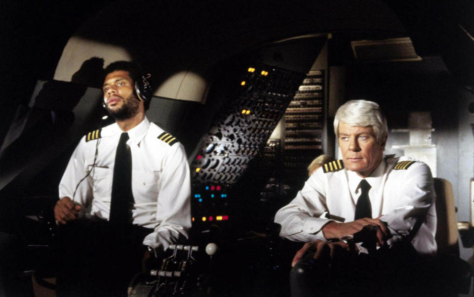 Kareem Abdul-Jabbar, Peter Graves in 