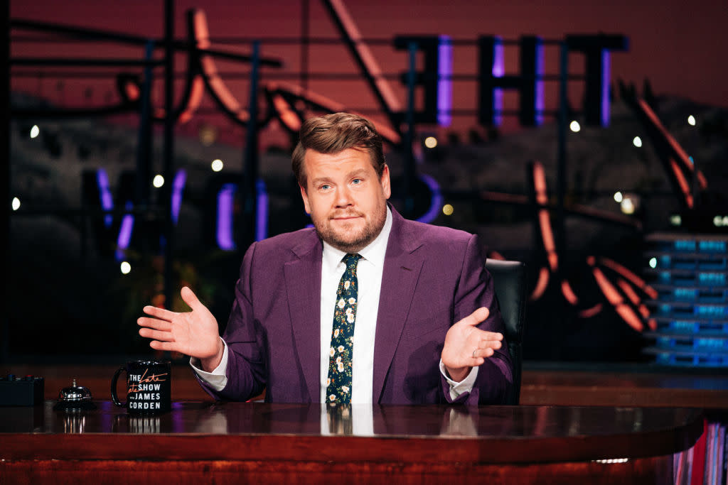 James Corden hosts "The Late Late Show." (Photo: Terence Patrick/CBS via Getty Images) 