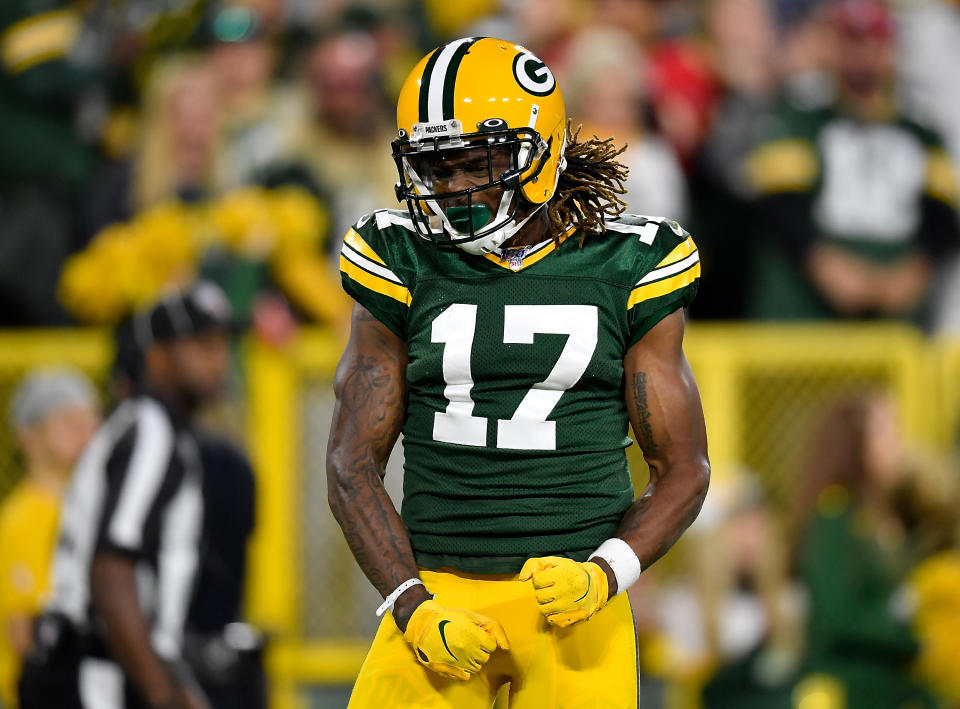 Davante Adams suffered a toe injury on Sept. 26. (Getty Images)