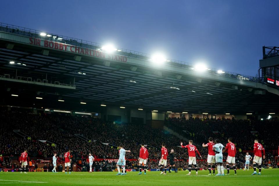 Rangnick believed it was the best atmosphere at a home game since he has been at the club (Zac Goodwin/PA) (PA Wire)