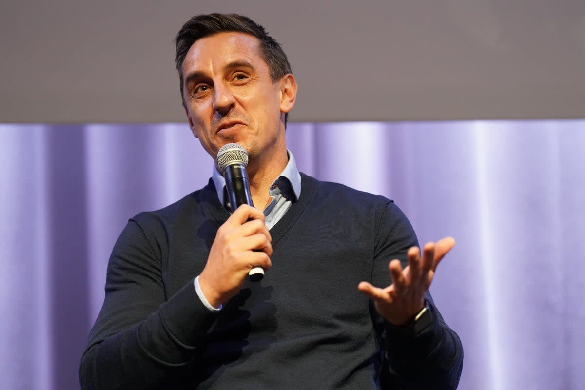 Gary Neville said many millionaire footballers came from working-class backgrounds and were wanting to ensure public services were properly funded (Stefan Rousseau/PA) (PA Wire)
