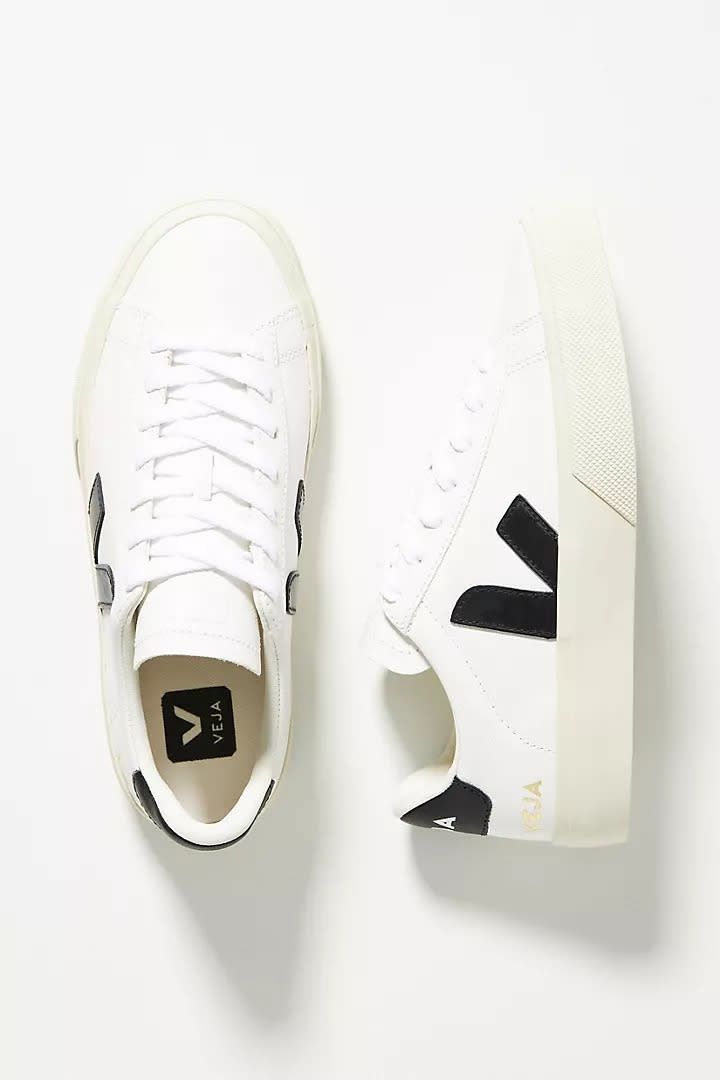 Veja Campo Leather Sneakers. Image via Anthropologie.