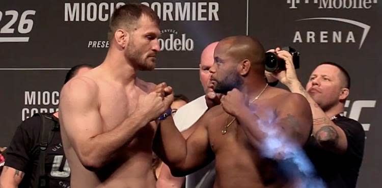 Stipe Miocic vs Daniel Cormier UFC 226 Ceremonial Weigh-in