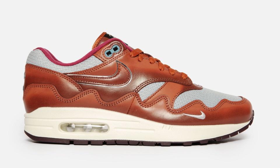 The lateral side of the Patta x Nike Air Max 1. - Credit: Courtesy of Patta