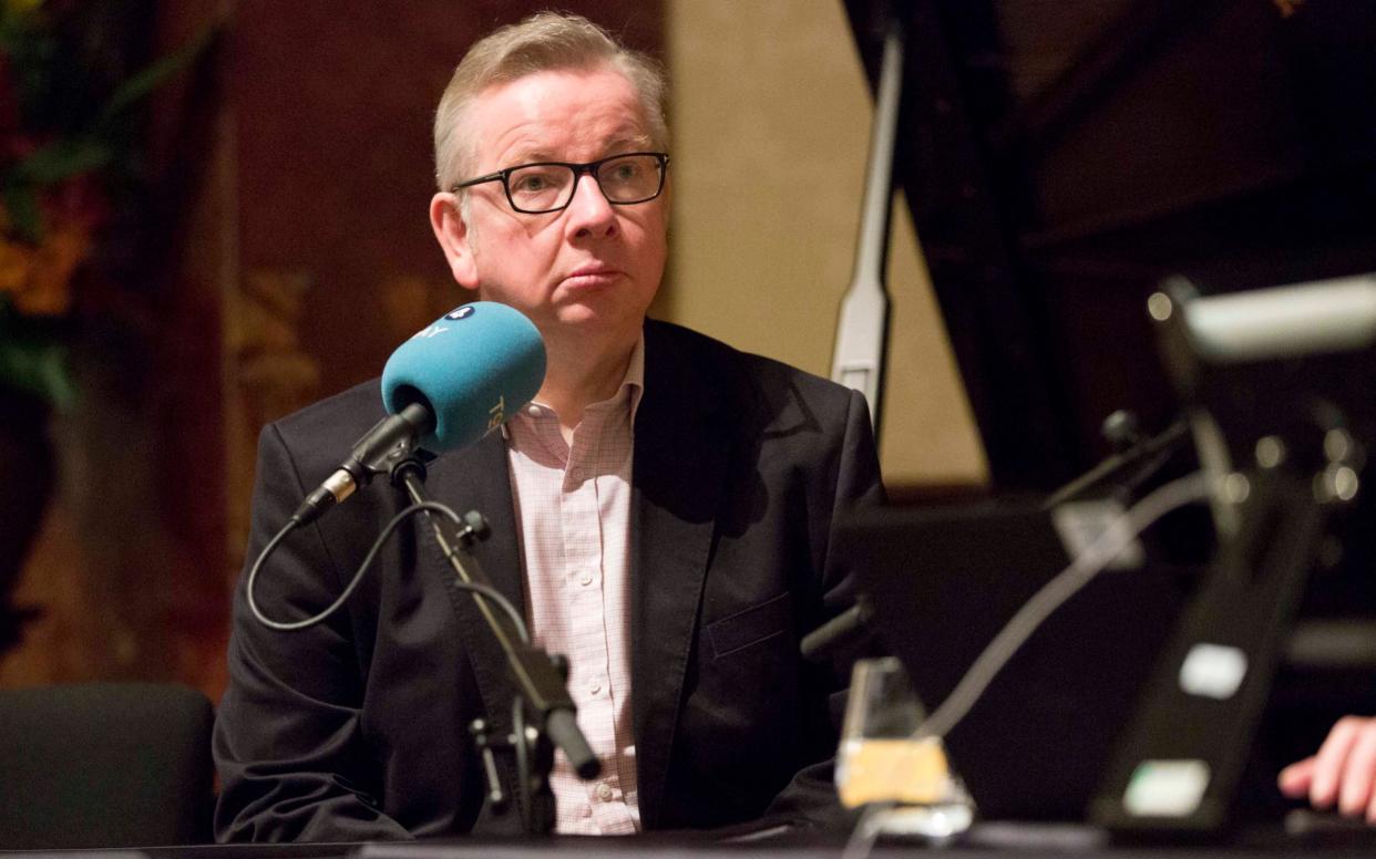 Environment Secretary Michael Gove at the Today Programme's 60th anniversary - PA