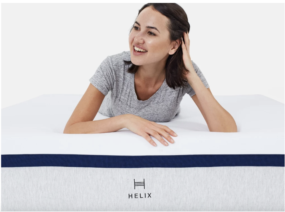 Get up to $400 off select Helix mattresses and two free pillows with purchases.