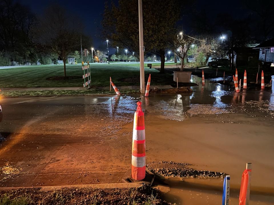 BWL responded to a water line break on Greenlawn AVE and Eaton Rd. (WLNS)