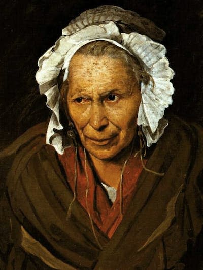 Théodore Géricault, <em>La monomaníaca de la envidia</em>(1822), Musée des Beaux Arts, Lyon. <a href="https://commons.wikimedia.org/wiki/File:La_Monomane_de_l%27envie.jpg" rel="nofollow noopener" target="_blank" data-ylk="slk:MBA Lyon/Wikimedia Commons;elm:context_link;itc:0;sec:content-canvas" class="link ">MBA Lyon/Wikimedia Commons</a>