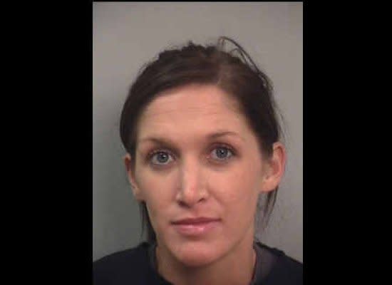 This undated photo shows Holly Hatcher, a Gallatin High School teacher charged with statutory rape after being accused of having sex with a 17-year-old male student at her home in Nashville. (AP Photo/Nashville Police Department)