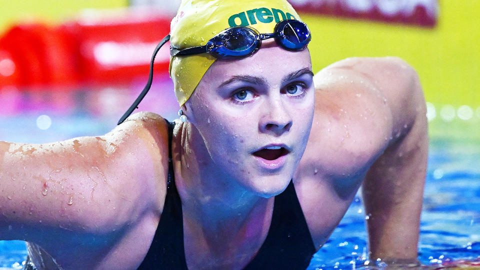 Shayna Jack, pictured here in action at the world swimming championships in Budapest.