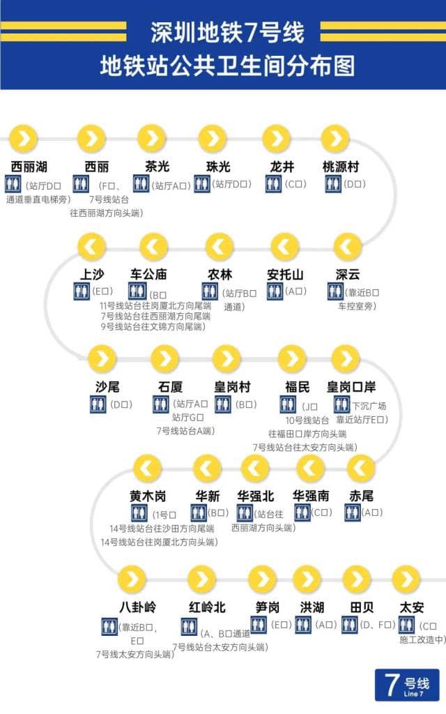 深圳地鐵｜深圳地鐵各線洗手間地圖攻略！2大方法幫你解決「緊急」情況