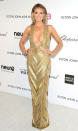 <b>Worst dressed: Heidi Klum </b><br><br>The supermodel put too much on display in this gold Julien Macdonald beaded dress at the Elton John AIDS Foundation Party. <br><br>Image © Rex