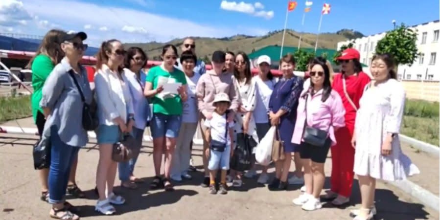 Wives of soldiers from Buryatia