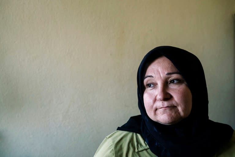 Syrian refugee Fatima Batayi and her husband received a hostile protest when they arrived in Bulgaria last year