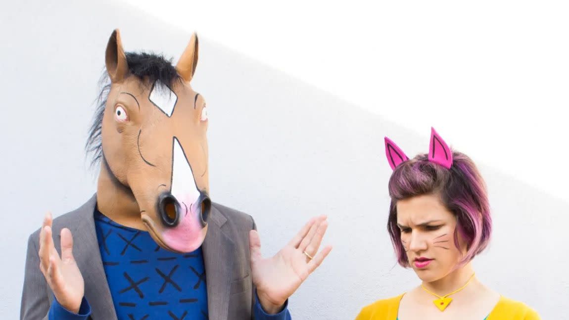 couples halloween costume bojack horseman costume