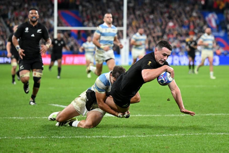 New Zealand ran in try after try against Argentina (Getty Images)