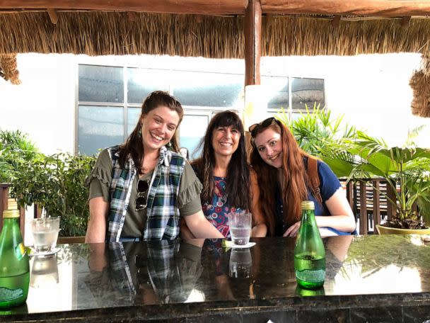 PHOTO: Honey Beuf, center, is pictured with her daughters Tess and Liv while on vacation in Mexico. (Courtesy Honey Beuf)