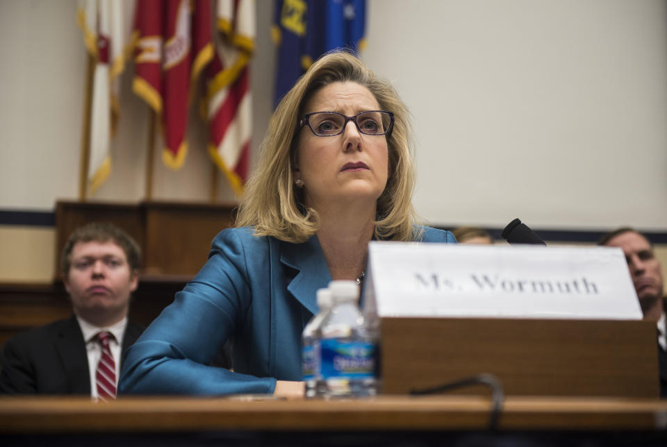 Defense Undersecretary for Policy Christine Wormuth testifies at the House Armed Services Full Committee hearing on 