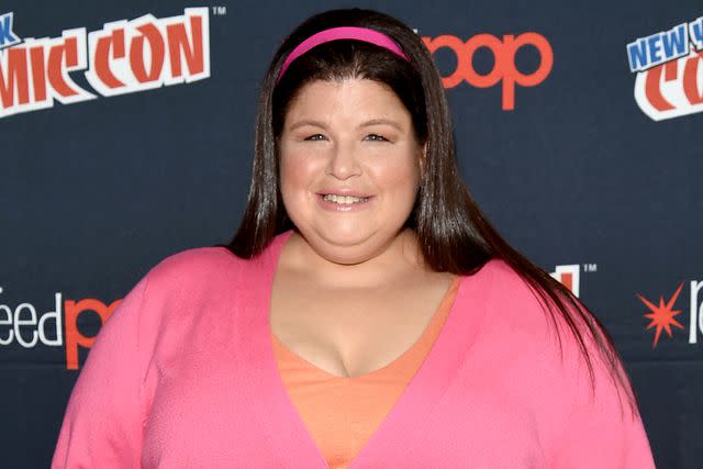 <p>Bryan Bedder/Getty</p> Lori Beth Denberg attends The Splat: All That Reunion At New York Comic-Con on October 10, 2015 in New York City.