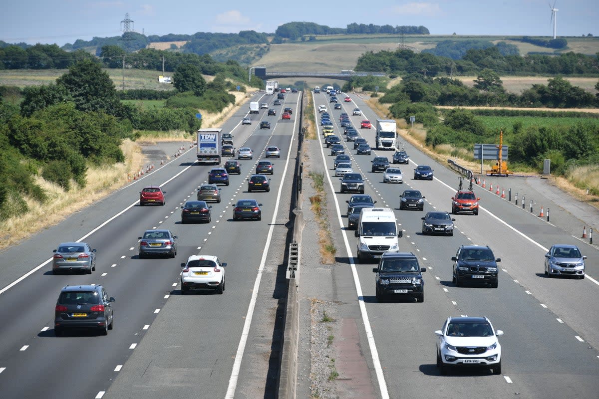 Hitting the road:  Plan ahead before trips this bank holiday weekend  (Ben Birchall/PA)