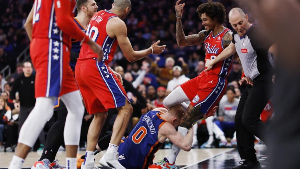 Philadelphia 76ers v New York Knicks