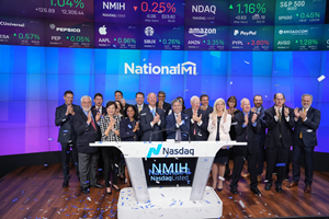 To commemorate the 10-year anniversary of its initial public offering and listing on the NASDAQ Exchange, NMI Holdings, Inc. Board of Directors and executive leadership team ring the closing bell at the NASDAQ MarketSite in Times Square on May 10, 2023.