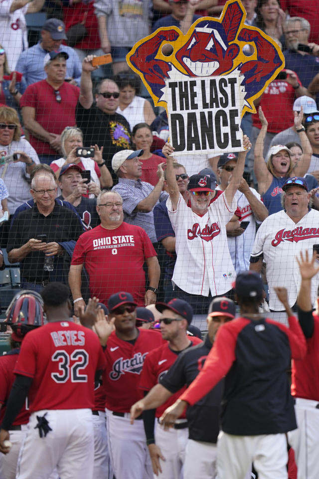 Last hurrah: Indians win final home game before name change